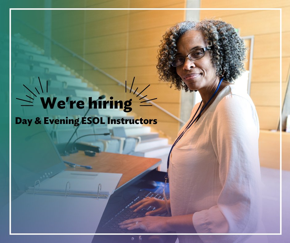Project_Hope's tweet image. Attention all English Instructors!📢Are you passionate about teaching English as a Second Language (ESOL)? We are on the lookout for dedicated and knowledgeable English Instructors to join our team!  bit.ly/Day-Instruction
bit.ly/Evening-Instru…

#ESOL #HIRINGNOW