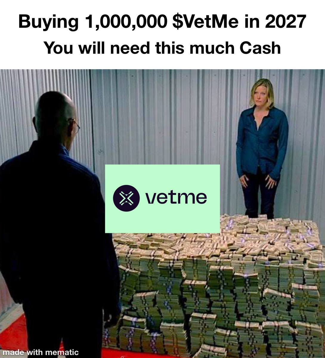 Brace your self for a big one
$VETME is here to stay.
Bitcoin ETF Pauly JPMorgan Gensler
Solana Pump Ripple Labs
$INJ $PEPE $COIN $BNB $WKC https://t.co/zaAgKz61G7 https://t.co/kKrtZnmh2t
