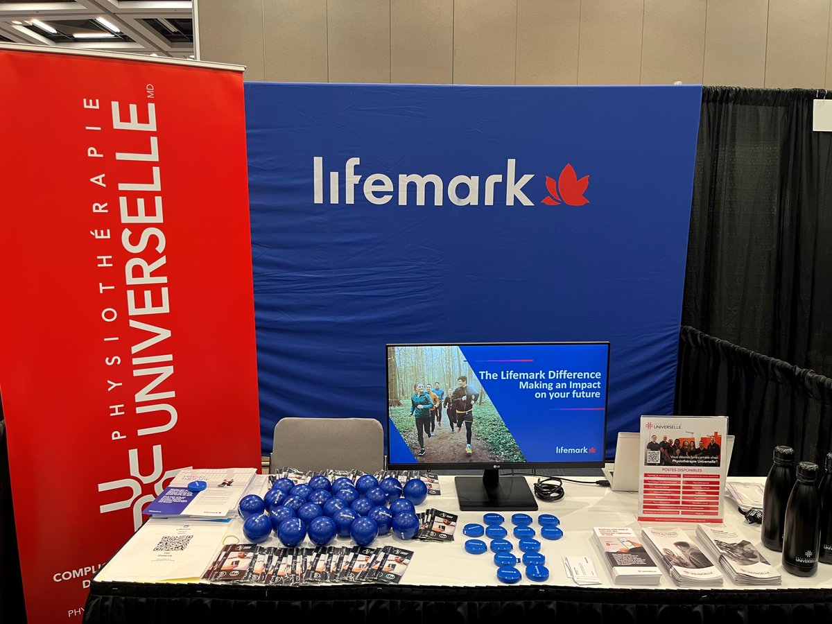Are you at the <a href="/PhysioCan/">Canadian Physiotherapy Association</a> 2023 Congress? Come say hi to Lifemark at our booth and learn more about The Lifemark Difference! 👋

#CPACongress2023
