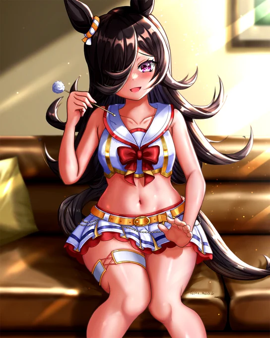 小悪魔なライスちゃんが刺さる方がいたらうれしいです!  #作品をみてくださいあわよくばフォローしてください祭
