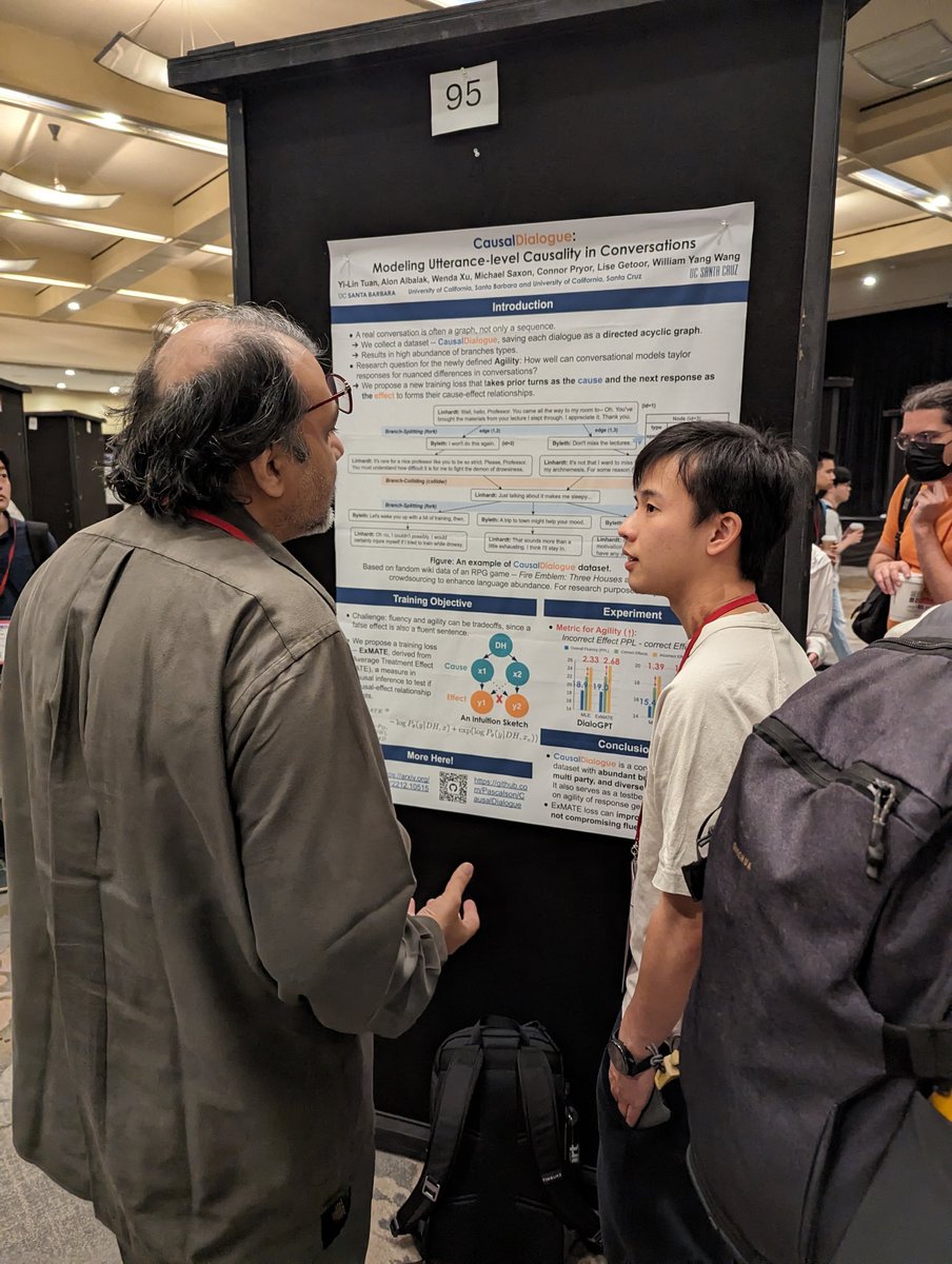 Yun-Nung Vivian Chen (@yunnungchen) on Twitter photo My students <a href="/yenting/">Yen-Ting Lin</a>, Hui-Chi and Ze-Song (and prior student <a href="/pascaltuan/">Yi-Lin (Pascal) Tuan</a>) are presenting their workshop papers at the poster session of #NLP4ConvAI! #ACL2023NLP My students <a href="/yenting/">Yen-Ting Lin</a>, Hui-Chi and Ze-Song (and prior student <a href="/pascaltuan/">Yi-Lin (Pascal) Tuan</a>) are presenting their workshop papers at the poster session of #NLP4ConvAI! #ACL2023NLP