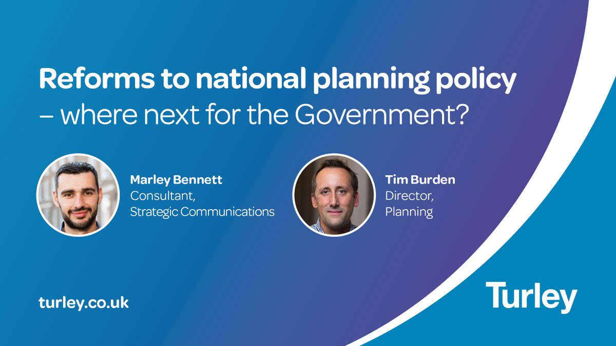 Following today’s publication of the @CommonsLUHC report assessing the effect of #planning policy reforms, we consider what this means for development and delivery of #housing across the country: turley.co.uk/comment/reform…