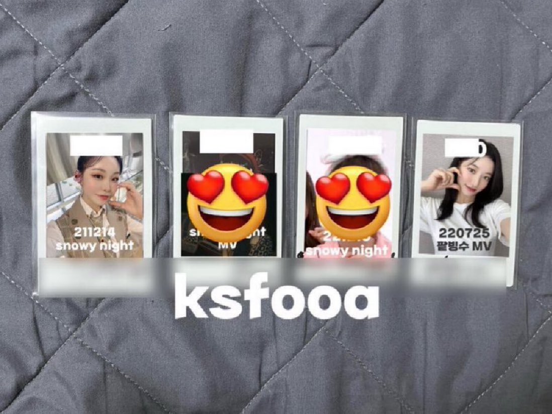 Ksfooa's tweet photo. 빌리 싸폴 양도

할인 가능⭕️

snowy night 수현 19.0
팥빙수 시윤 13.0

https://t.co/5g1QeeIOlw

billlie 시윤 츠키 션 수현 하람 수아 하루나 스노이 나잇 스노위 나잇 긴가민가요 링마벨 포카 포토카드 양도 분철 판매 팬싸 친필 폴라 폴라로이드 싸인 사인 polaroid photocard 앺뮤 케타포 멬스 https://t.co/BG7O55KpNk