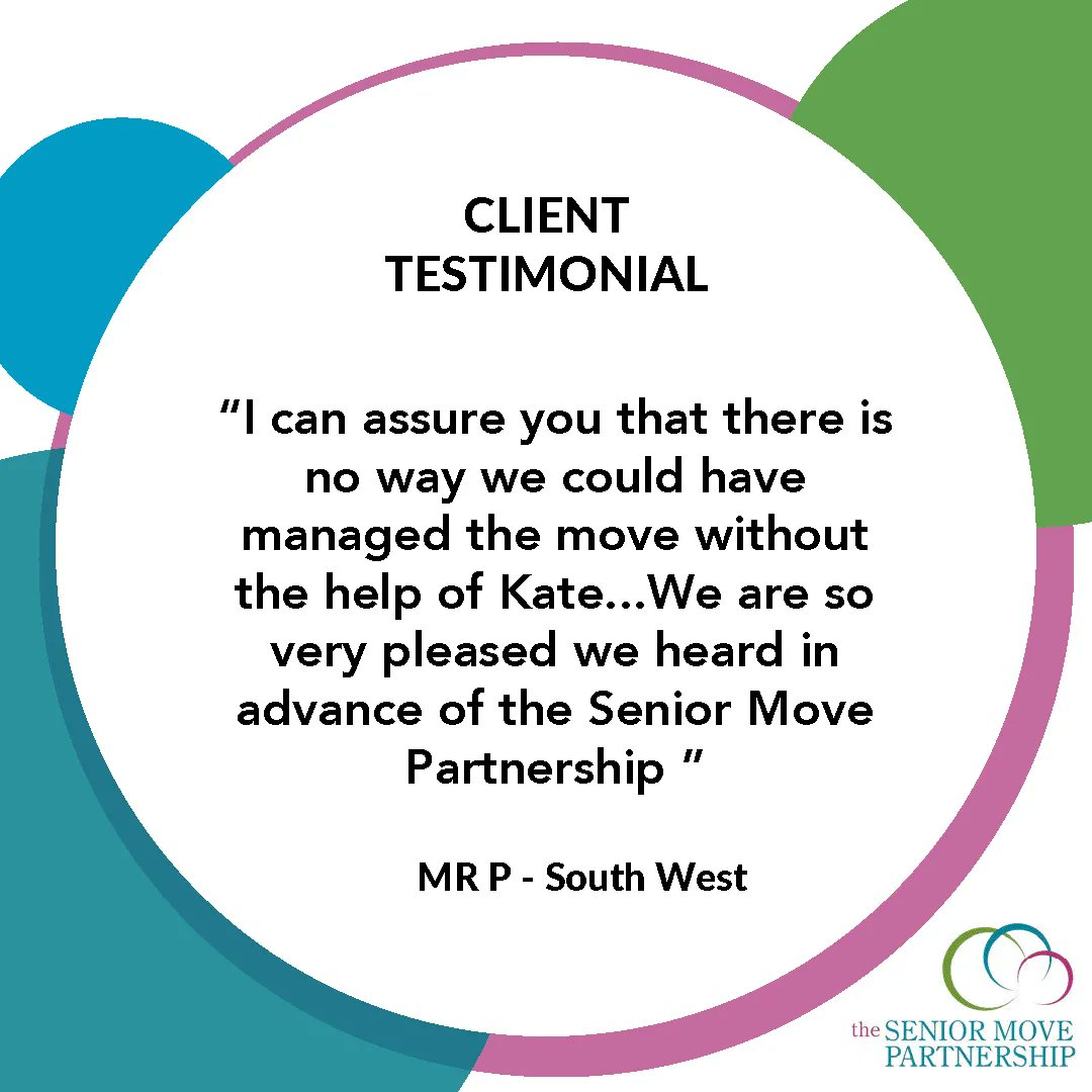 SeniorMovePtnrs's tweet photo. Over the next week we are sharing some recent feedback received from clients who have just completed their moves to retirement living. Each came to us with a range of support needs to help make their move achievable and as easy as possible for them. https://t.co/mGTHTluh3r