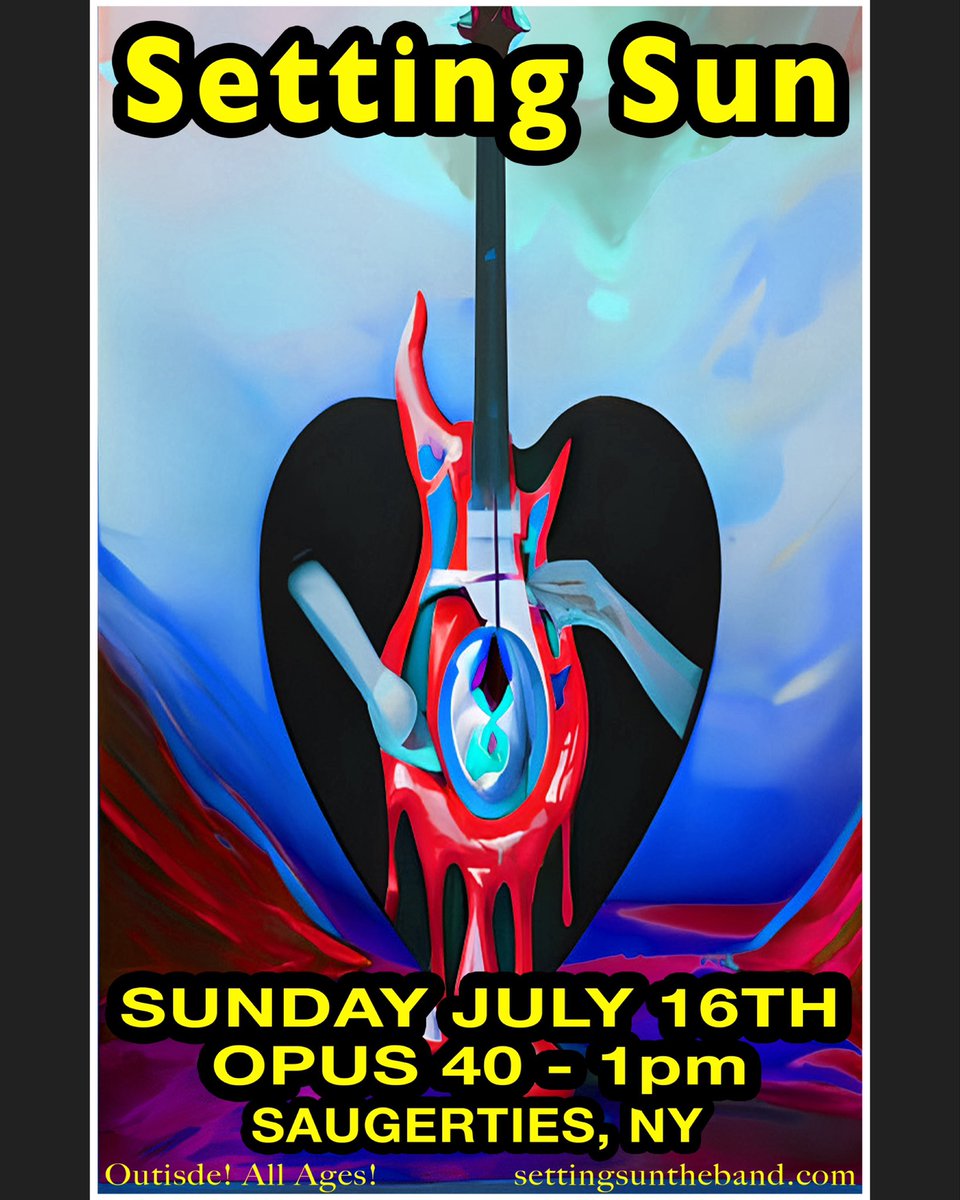 garygarylevitt's tweet image. This Sunday rain or shine! 1pm at @OfficialOpus40 get tix here: settingsuntheband.com  🎤👍