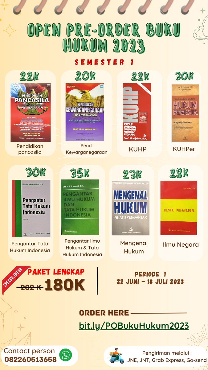 heyyoo_sa's tweet photo. @Kyuangjun Waa selamat kakkk,, yukk kumpulin buku2 nya,, ini yg dipake di smt 1 FH UGM yaa https://t.co/YMLIH6ZNew https://t.co/OYvKslYpTc