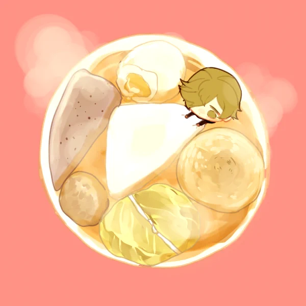 むかしのえ 食べ物ばかり おなかすいてたのかな 