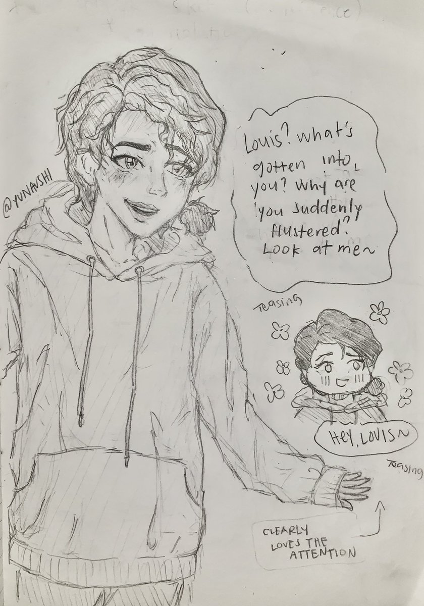 yunaiishi's tweet photo. Part 2 of this Clem wearing Louis's hoodie 💪

🏷️:
#clementine #louis #clouis #clouisfanart #twdg #clemtwdg #louistwdg #clementinetwdg #fanart #sketch #drawing #twdgs4 https://t.co/uYxC6pl4O9