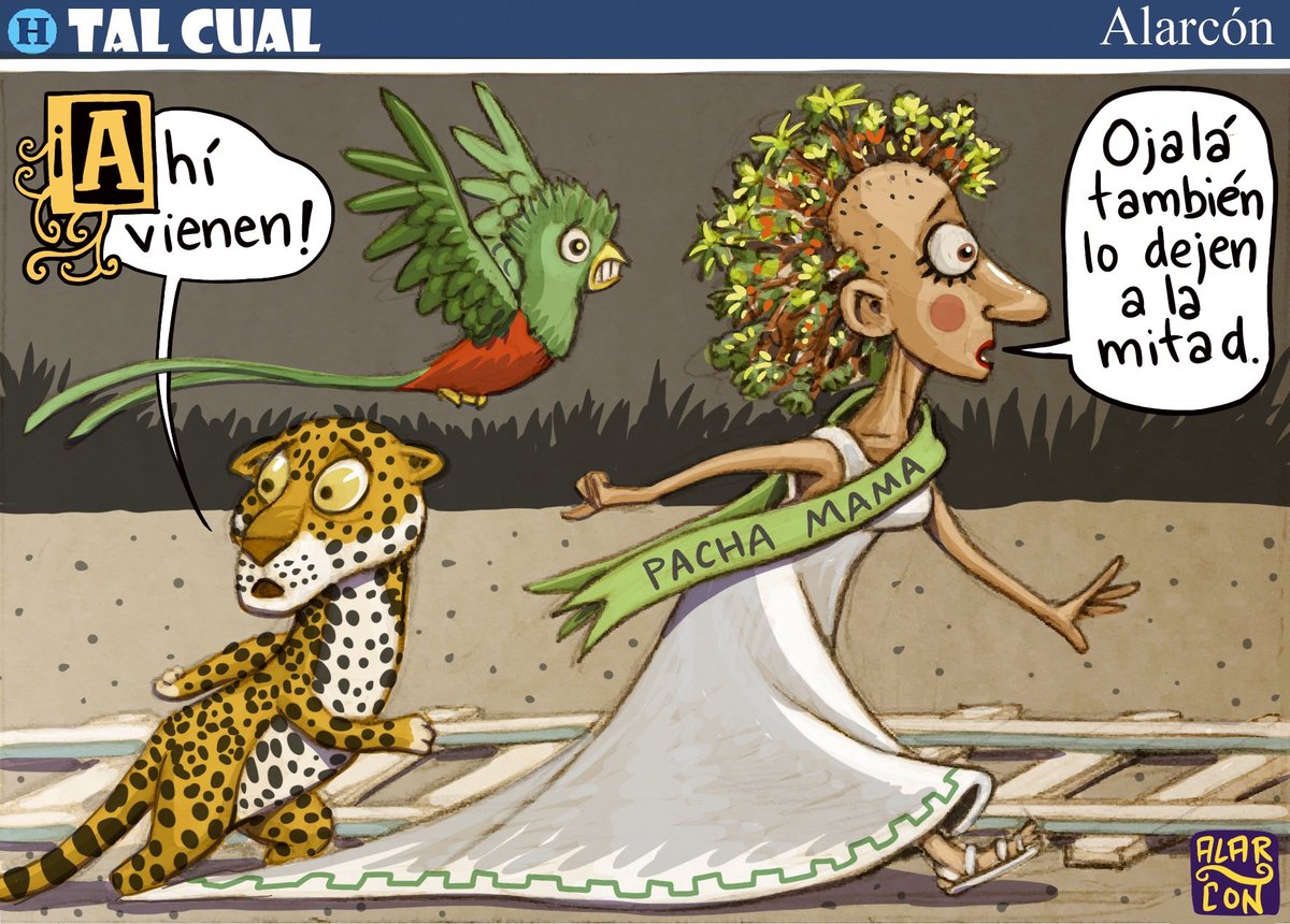 alarcondibujos's tweet photo. -En Marzo de 2022 dibujé al jaguar,
  en riesgo por Tren Maya.
-Ahora, Julio de 2023 el jaguar ha muerto. 😞 https://t.co/YyJFkIqx8n