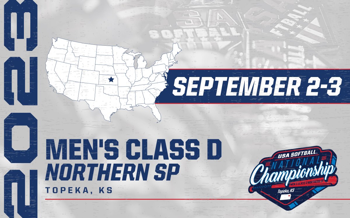 Get ready for a thrilling showdown at the USA Softball National Championship Finals for Men's Northern Class D!

Join us in cheering on these talented athletes as they compete for the coveted title of National Champions! 🏆🥎