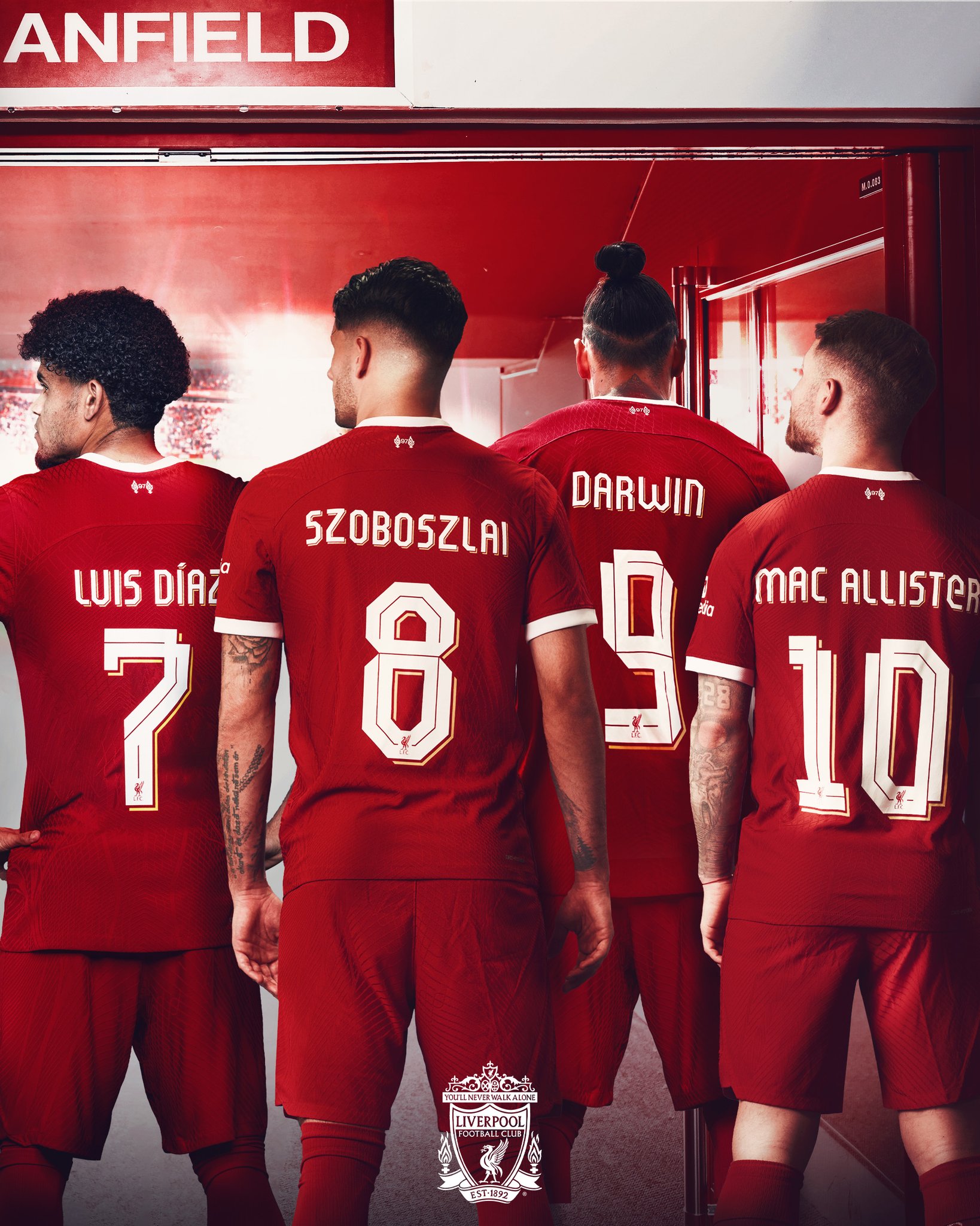 Liverpool 2024 football uniform