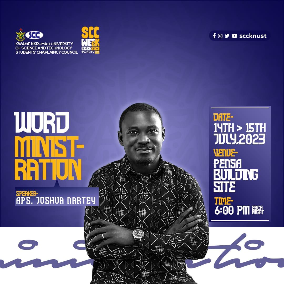 scc_knust's tweet photo. SCC Week Celebration continues with even greater glory🎉
Join us at the PENSA Building Site at 6:00 PM to receive the word of God for His church in this season🔥
Don't miss it for anything!
See you soon!❤️🔥
#UnityoftheSpirit
#UnityoftheFaith https://t.co/YHtflXDMbH