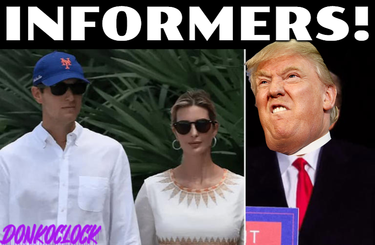 donkoclock's tweet photo. Breaking News!!! Donald Trump is LIVID after learning BOTH Jared Kushner and Ivanka Trump have testified in the DOJ's Special Counsel Jack Smith investigation against him.

His own family is now cooperating! 

Drop a 💙 & ReTweet ♻️ to share if you think this is awesome!