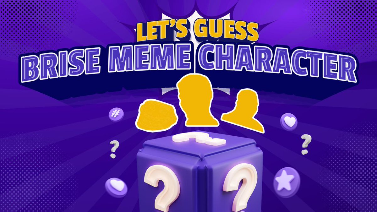 🚨Big news alert🚨 

We've created our very own meme character for #BRISE! 

Get ready for a whole new level of fun as we spice things up with hilarious announcements and community interactions.

Guess the meme character and let us know in comments.