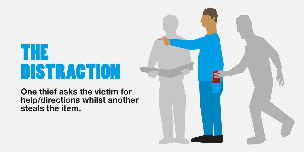 Thieves will use a variety of tactics to relieve you of your items.  

We want to help you #BeAware and keep your valuables safe from thieves and pickpockets while you travel. 
 
Search BeAware in Railway Guardian to learn more: onelink.to/rgsoc