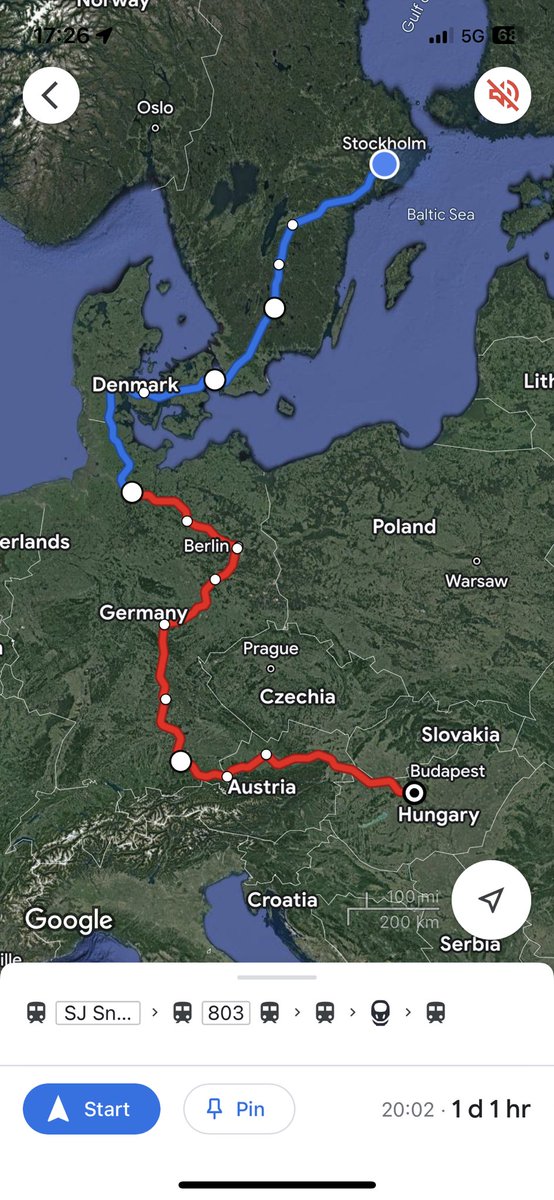 gamonasterioo's tweet photo. Setting off on a 3-day rail journey from Stockholm to Visegrad for #ISW2023. Traveling by train isn't just a delightful experience, it's a sustainable choice too. If we hope for a healthier planet, it's time to rethink how we move. #MoreTrains #LessFlights
@fran_castillo_p https://t.co/HKM75qjMkw