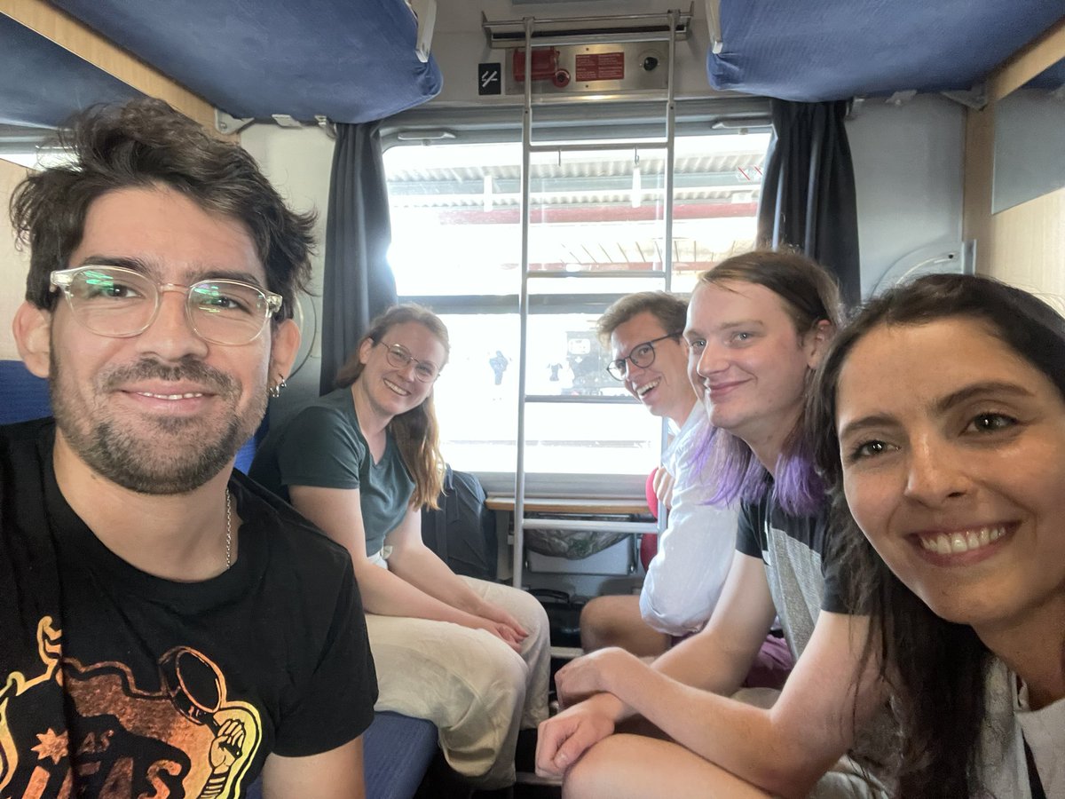 gamonasterioo's tweet photo. Setting off on a 3-day rail journey from Stockholm to Visegrad for #ISW2023. Traveling by train isn't just a delightful experience, it's a sustainable choice too. If we hope for a healthier planet, it's time to rethink how we move. #MoreTrains #LessFlights
@fran_castillo_p https://t.co/HKM75qjMkw