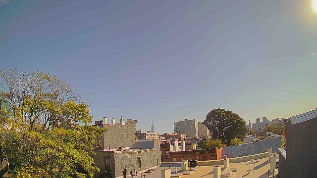12:00 PM: It's 80.9F &amp; Sunny/Dry, it feels like 84.8F. Wind NE 0.0mph, 74% hum, 24 Hr Temp Chg: -9.6F. HobokenWeather.com #Hoboken #NYC #weather