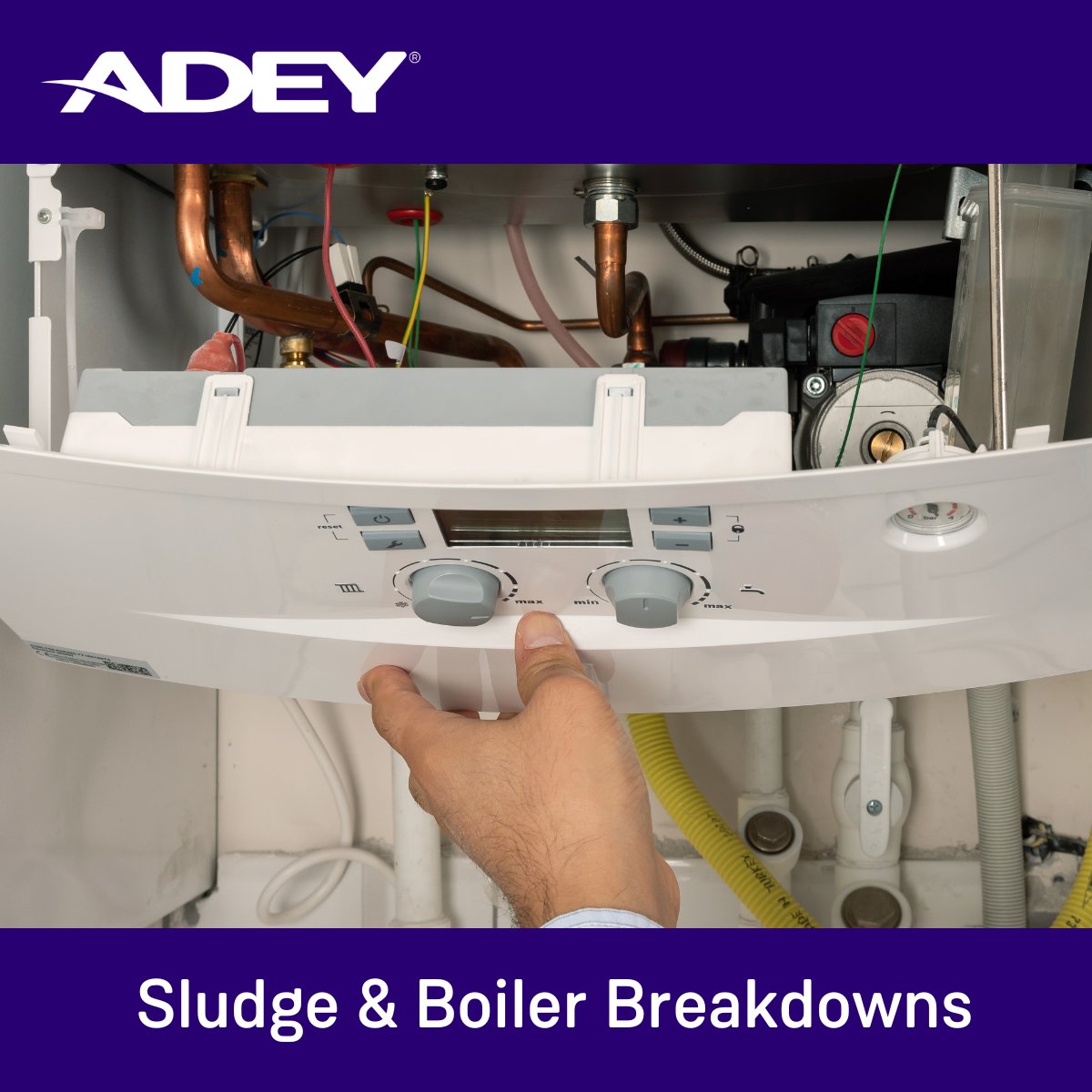 ADEY_Pro's tweet photo. There are over 21.5 million boilers in the UK. 15% of boilers in the UK break down annually, and 60% of these are due to sludge*.
Protect your customers' boilers with MagnaClean Professional2 👉 https://t.co/tblEzx3SZ7
*Based on independent research in the UK
#ADEY #MagnaClean https://t.co/yvcfYdCzlJ