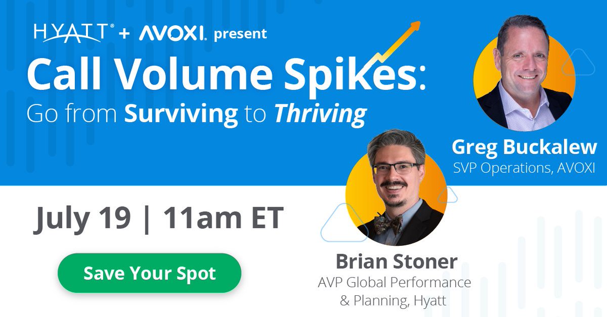 AVOXI's tweet image. Are you leveraging your data to optimize your #contactcenter’s performance? Gain insights from industry leaders and discover how data-driven decision-making can enhance your #customersatisfaction and boost employee morale. Register today: hubs.la/Q01WpDwY0

#callvolume