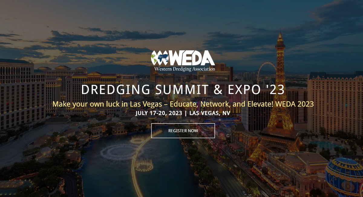 We’re getting ready for Dredging Summit & Expo! Join us July 17-20, in Las Vegas. Learn how to improve monitoring of dredging, construction and marine ecosystems with rugged multiparameter instruments and drift-resistant turbidity sensors. dredging-expo.com