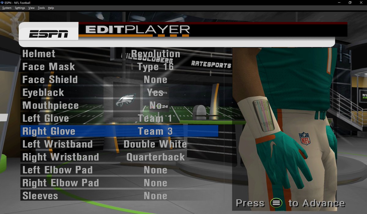 RateSports's tweet photo. Can confirm that every team in #NFL4K24 Release Two will have brand new, high-res glove textures ;) https://t.co/W8u6RL7FdO