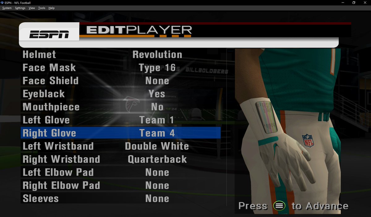 RateSports's tweet photo. Can confirm that every team in #NFL4K24 Release Two will have brand new, high-res glove textures ;) https://t.co/W8u6RL7FdO