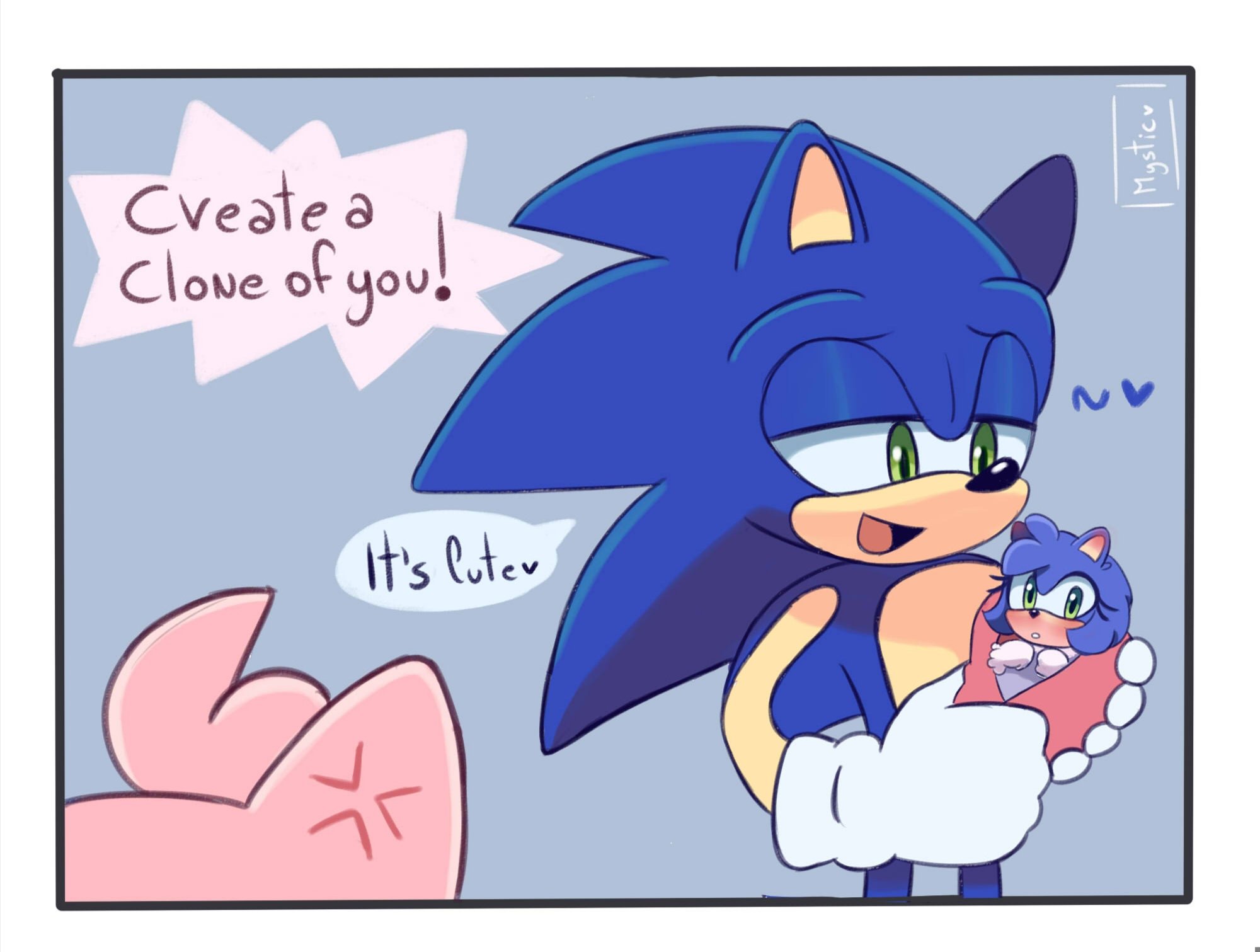 Mystic✨ (open commission💟) on X: Surprise kiss💖 #SonicTheHedeghog  #AmyRose #SonAmy  / X