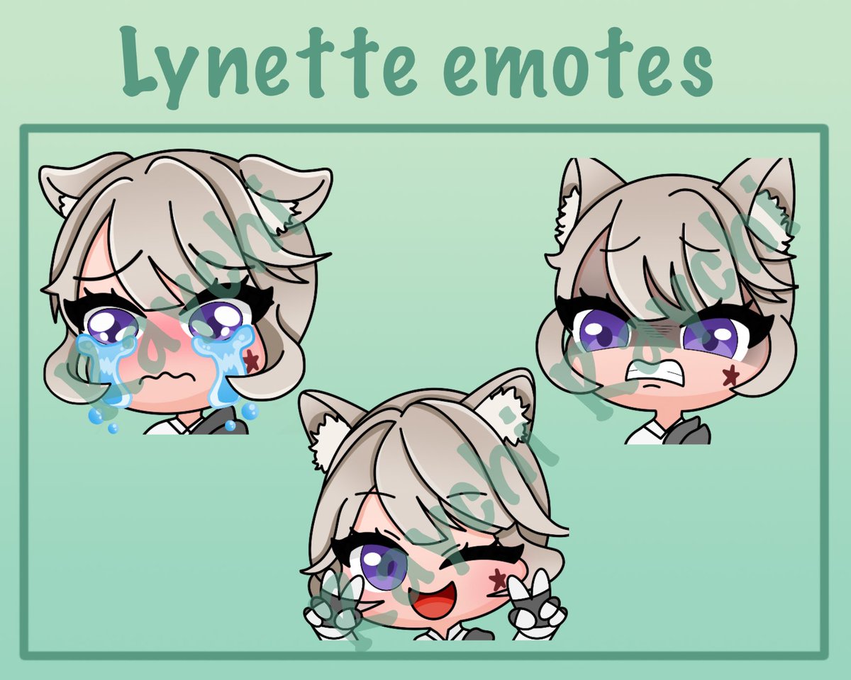 Raychi____'s tweet photo. New Lynette emotes!! https://t.co/jN1DfNuMbR 

#TwitchEmoteArtist #twitchemotes #emoteartist #genshinimpact #Lynette https://t.co/e5IMyOdCsq