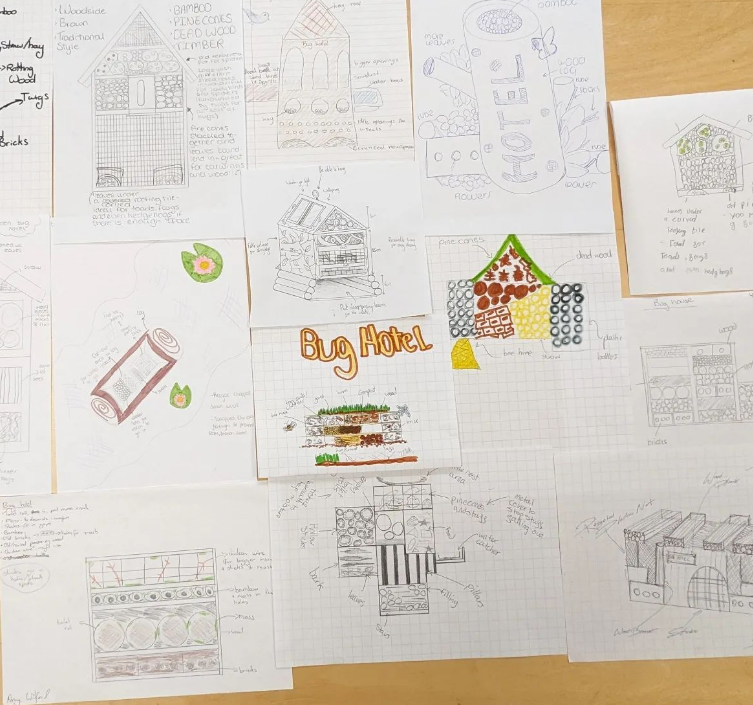 Trentham Academy students were buzzing after yesterday's Sustainability tasks 🐝

To end their day, they designed bug hotels, all whilst thinking how Trentham Academy could be more Bio-diverse 🪱