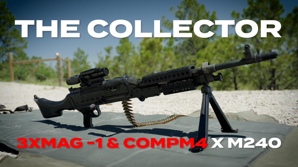 AimpointUSA's tweet photo. Precision at its finest. The Collector's utilizes the Aimpoint CompM4s and 3XMAG-1 magnifier combo on the trusty M240!
Check out the video on our YouTube page:
https://t.co/UIluzUWwT6
#thecollector #3xmag1 #magnifier #compm4 #aimpoint #reddotsight
#trustedbymillions https://t.co/aZ5iBEaUbm