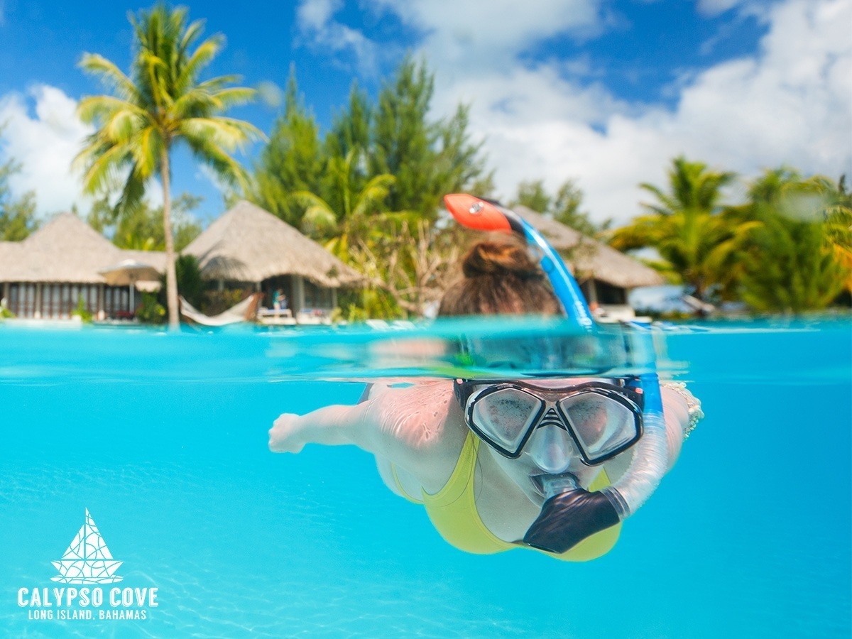 Discover the vibrant underwater world of Calypso Cove as you snorkel through crystal clear waters and encounter an array of exotic marine life. Long Island is also known for possessing some of the finest beaches in all of The Bahamas. #SnorkelingAdventures#CalypsoCove#UnderTheSea