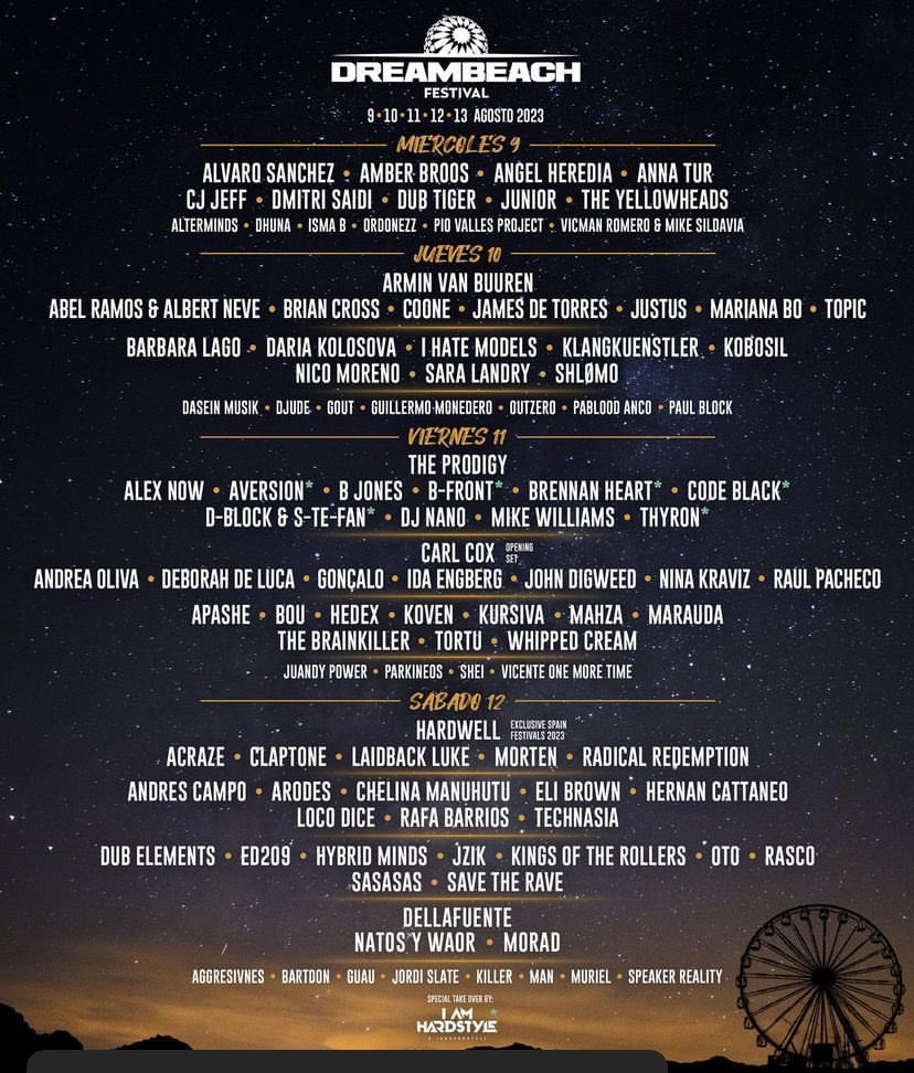 ‼️Vendo entrada + camping‼️
de este pedazo de festivaaaaal (dreambeach), a buen precioooo🥺
Ayudarme a encontrar comprador porfiiiiii🙏🏽
