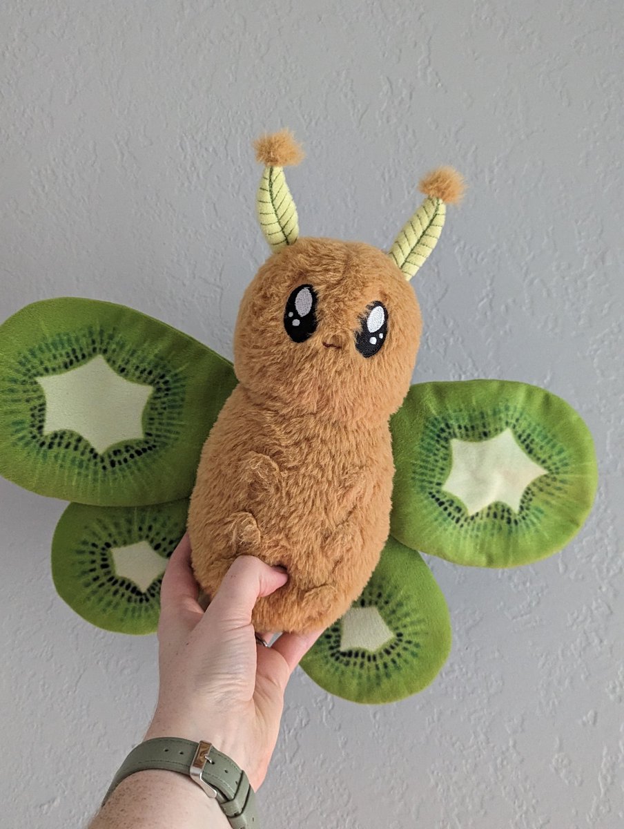 toastyteacup's tweet photo. Preorders are live! 🥰

#plush #moth #stuffie https://t.co/4nGW2f6V6e