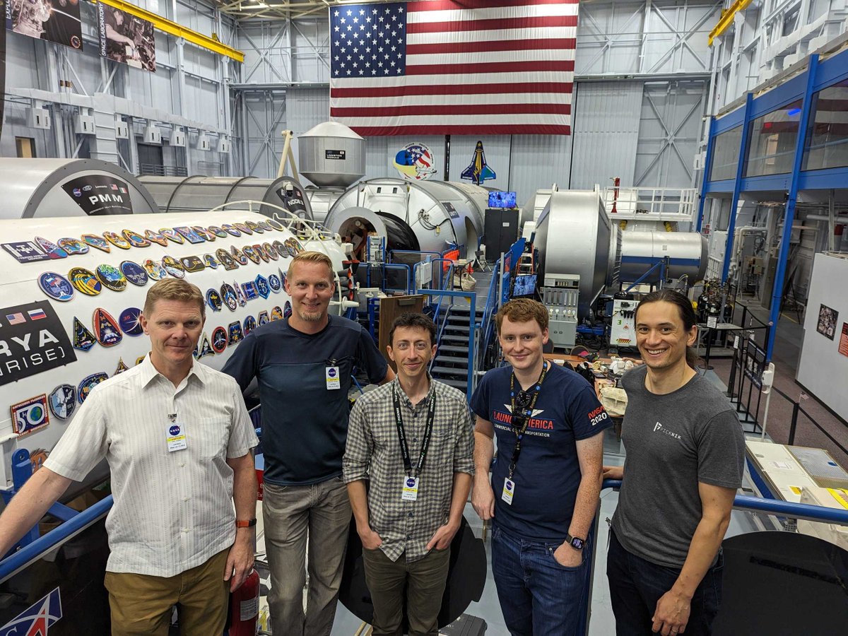 PickNikRobotics's tweet photo. ๐ Exciting week at #NASAJSC! The PickNik team had a blast working on our Phase 3, developing advanced robotics solutions for the Artemis program.
As we collaborate with #NASA, we're pushing the boundaries of technology to support the next generation of lunar exploration. ๐ค๐ซ https://t.co/Ydlz70uREQ