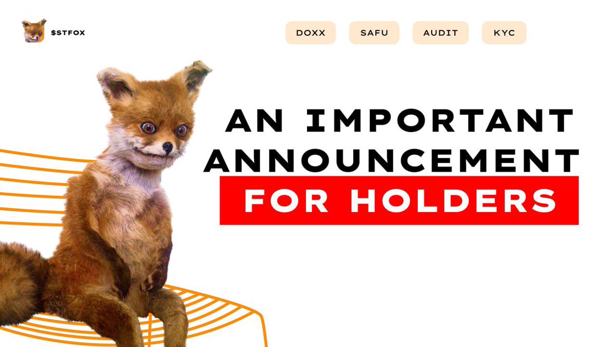 StonedFox_Token's tweet photo. Friends, an important announcement!
We are rescheduling the launch to 16:30 UTC. Just for 1.5 hours. ⛔️

We really want to achieve a really cool result with large volumes, not just to launch.

‼️ Many projects are launching today at 15:00 UTC and 18:00 UTC, but we decided that the most optimal time for us is 16:30 UTC.

https://t.co/iGeinlIZaK

We also want to mention that we are preparing a big and high-quality marketing campaign for the launch. We don't have many holders, which means that these are the ones who came here to make big gains and grow with us.

Thank you for being with us and believing in us!🧡