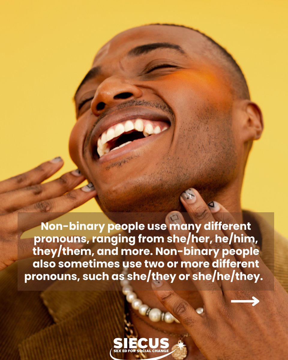 SIECUS's tweet photo. Happy International Non-Binary People's Day! SIECUS is an ally of the LGBTQIA+ community and we have a firm commitment to including education on all gender identities in sex education curriculum.
#nonbinary #lgbt #lgbtq #gender #transgender #sexed #siecus https://t.co/BgoQSc6Oeu
