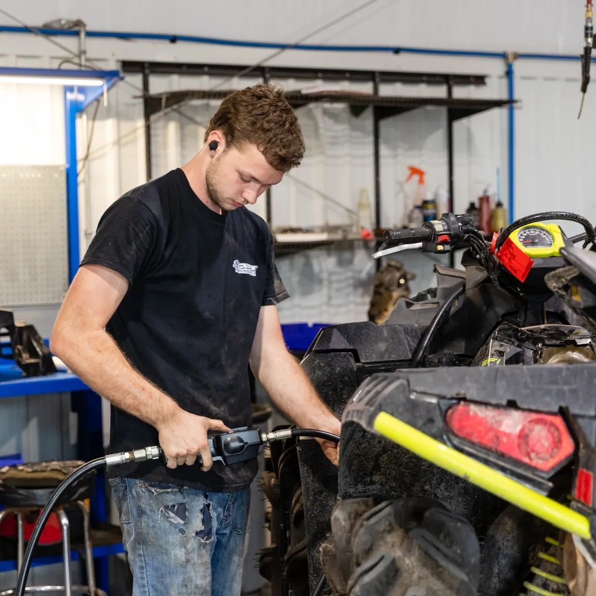 Looking for a trusted service center? Look no further! Our experienced team is here to help keep your vehicle running smoothly, so you can focus on having fun. Plus, with our trade-in programs, upgrading to a new ATV has never been easier!