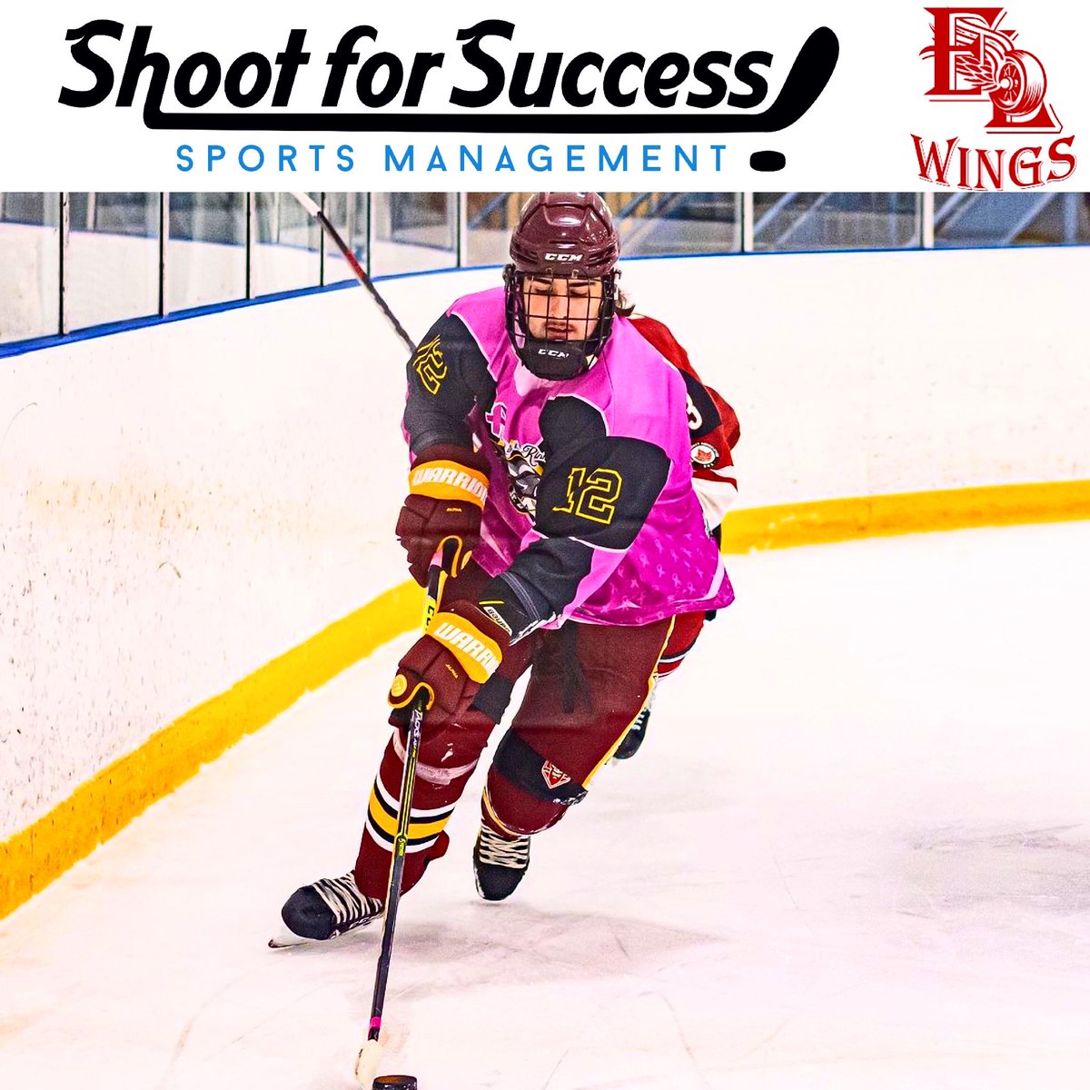 MAshoot4success's tweet image. Congratulations to Shoot for Success Athlete Brinn Burleigh on his move to the @ELRedWings in the NOJHL!! 🔴⚪️ Brinn brings tremendous size, physicality, and stability to the D core!! #S4SDevelopment