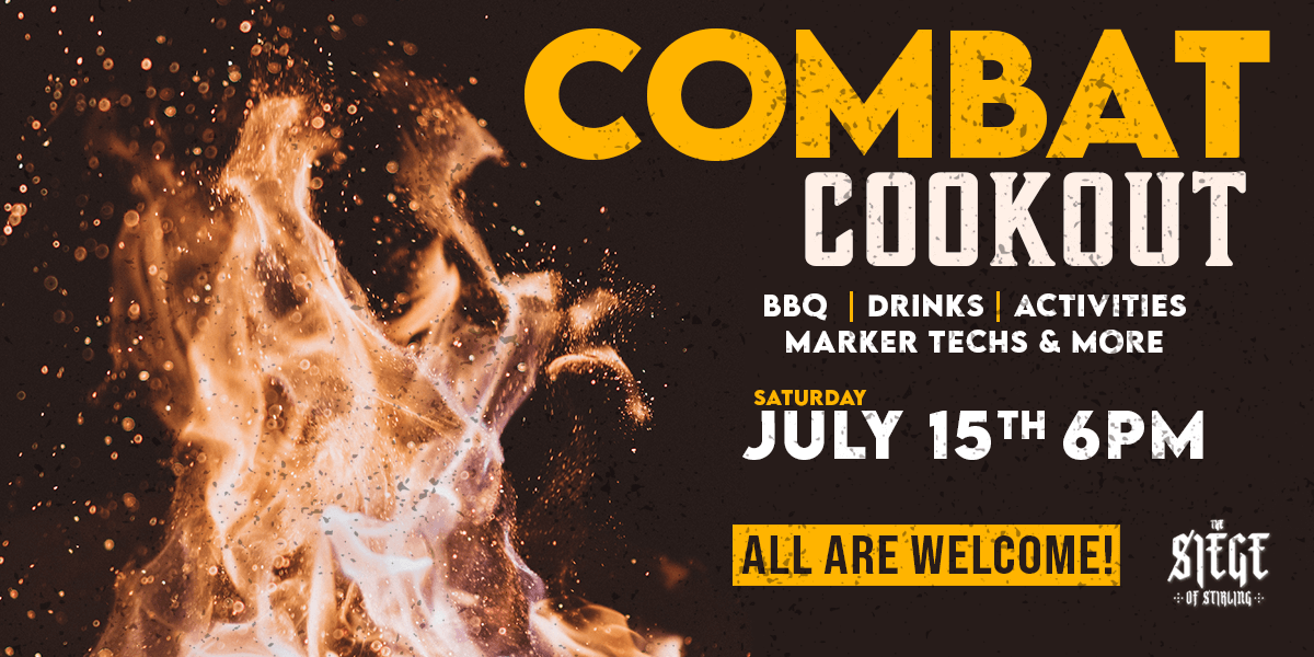 WRPaintball's tweet photo. Don't miss White River Paintball's first Combat Cookout tomorrow (07/15) at 6 PM during the Siege of Stirling! 

#WhiteRiverPaintball #Paintball #Scenario #ScenarioEvent #SiegeOfStiriling #Cookout #Food #AndersonIN https://t.co/9sloALfQ8k