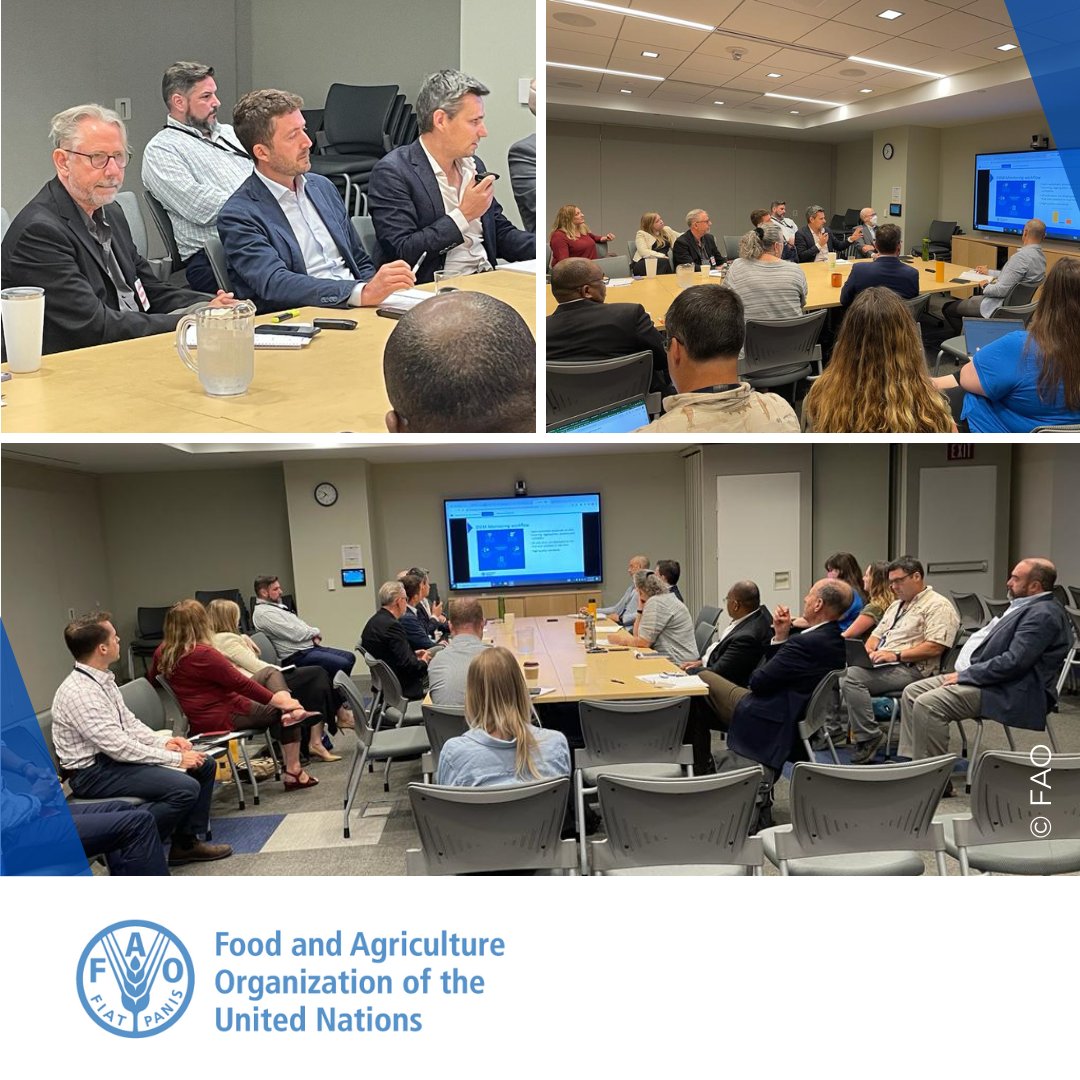 FAONorthAmerica's tweet photo. FAO’s #DataInEmergencies team in Washington, DC meeting with @USAIDSavesLives &amp; other US partners to present the DIEM platform and its important role in providing timely and reliable data in food security crises.

More 👉 https://t.co/E1c0Jy61A8 https://t.co/LaQPa1lzeF