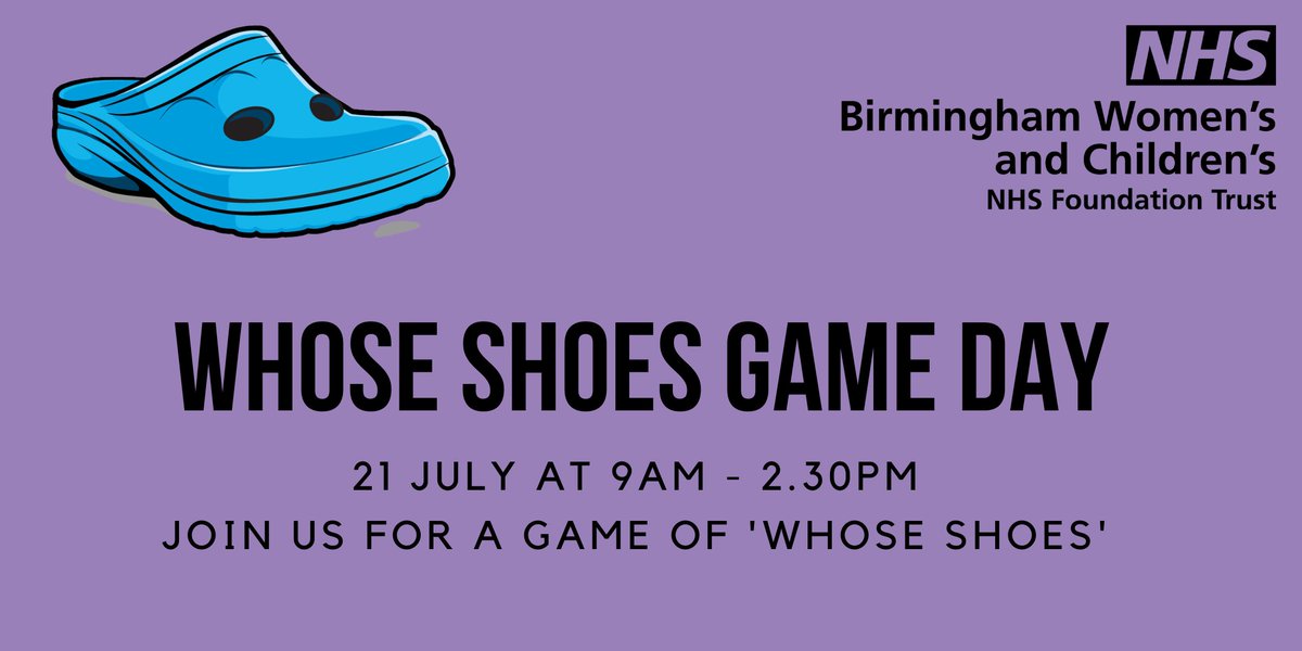 We're asking maternity patients from the last 18 months to register their interest in taking part in our Whose Shoes workshop. Share your thoughts with our healthcare professionals next Friday 📢 Lunch and travel reimbursements will be provided 👉 orlo.uk/H70G6