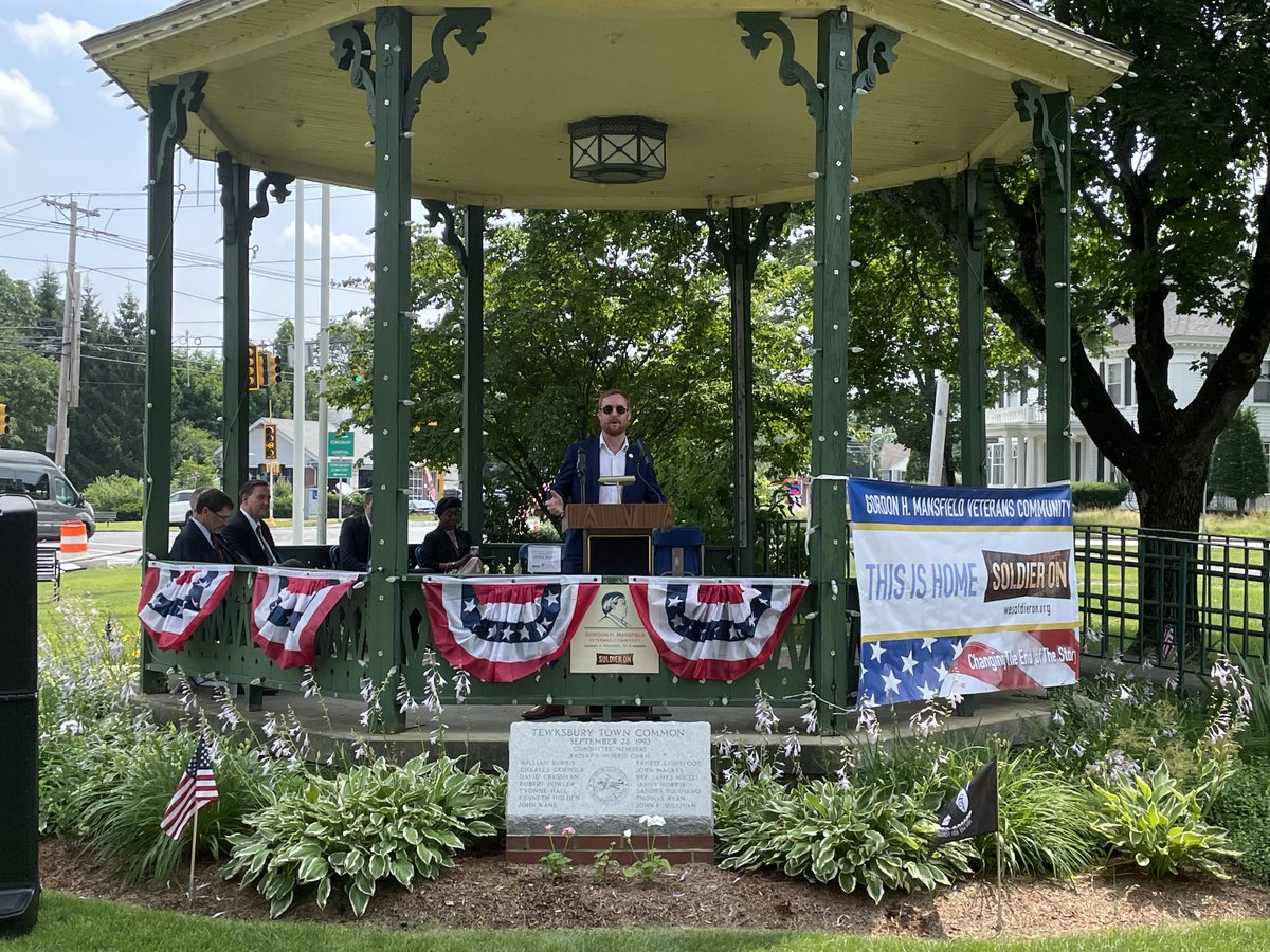 WeSoldierOn's tweet photo. Check out some of the images of our speakers from yesterday's groundbreaking event for the Gordon H. Mansfield Veterans Community in Tewksbury, MA. We cannot wait to welcome 21 #life veterans to their new home. #thisishome #community #endinghomelessness https://t.co/QWo2wB1ljO