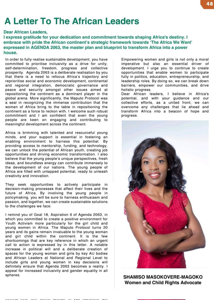 beaulasox's tweet photo. GIMAC Young Women's Network  turns 5years. Well done in amplifying the voices of the young women and girls in Africa.  I am humbled to be featured in this magazine.
@GimacYouth @GimacNetwork
#5GIMACRecs https://t.co/gOJ85PK9A1
