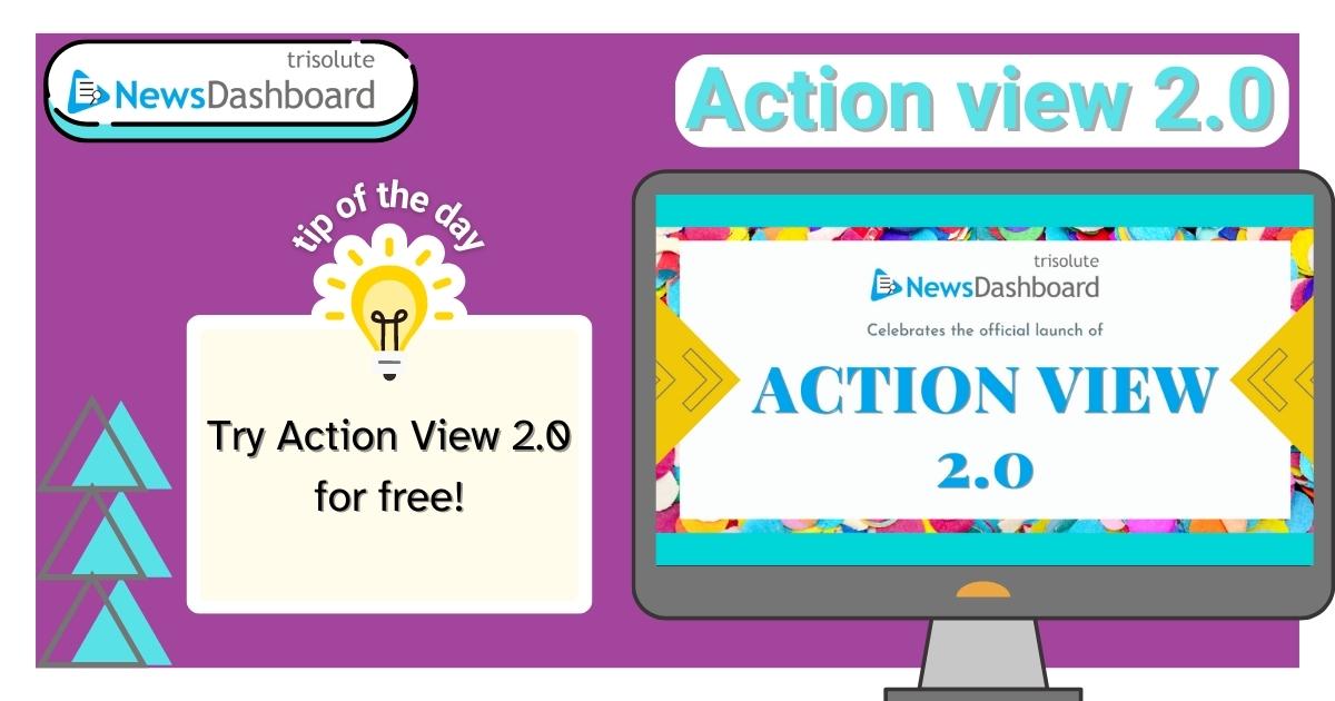 NewsDashboard's tweet photo. What a fantastic debut for Action View 2.0! We welcome user feedback in our quest to remain the best #newsSEO tool. To celebrate, we're offering a FREE 2-month News Dashboard trial through Aug. 8, 2023. Use code AV2 on the registration form. https://t.co/9qq3z7XpjI https://t.co/daszWV4zj5