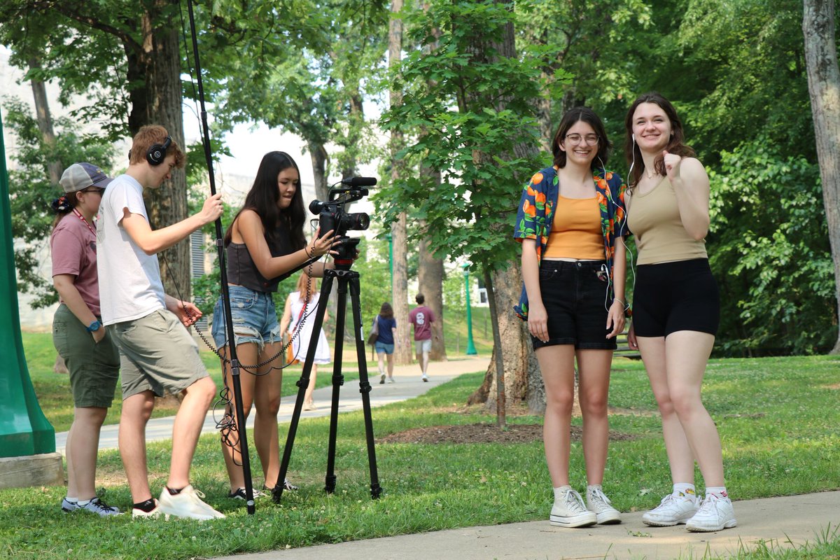 IUMediaSchool's tweet image. Franklin Hall and the RTV Building have been lively this summer with several Media School precollege programs running: the High School Journalism Institute, the Cinema Academy, and Game Development Camp. Learn more about the programs: bit.ly/3JYDaWh