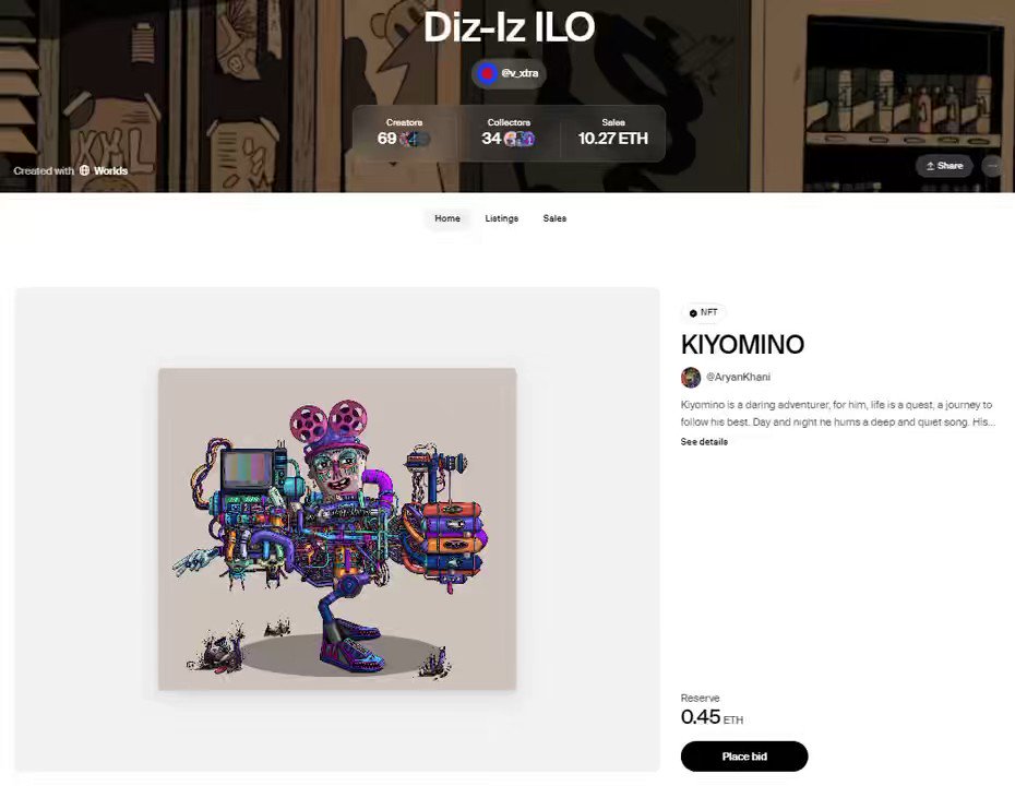 “KIYOMINO” is now available on Foundation! 🌚🌝✨
Listed on <a href="/Diz_Iz_/">Diz-Iz</a> ILO World curated by <a href="/v_xtra/">Vic</a> ✨

0.45 $ETH

#DizIzArt #nft #FoundationNFT 🔥
