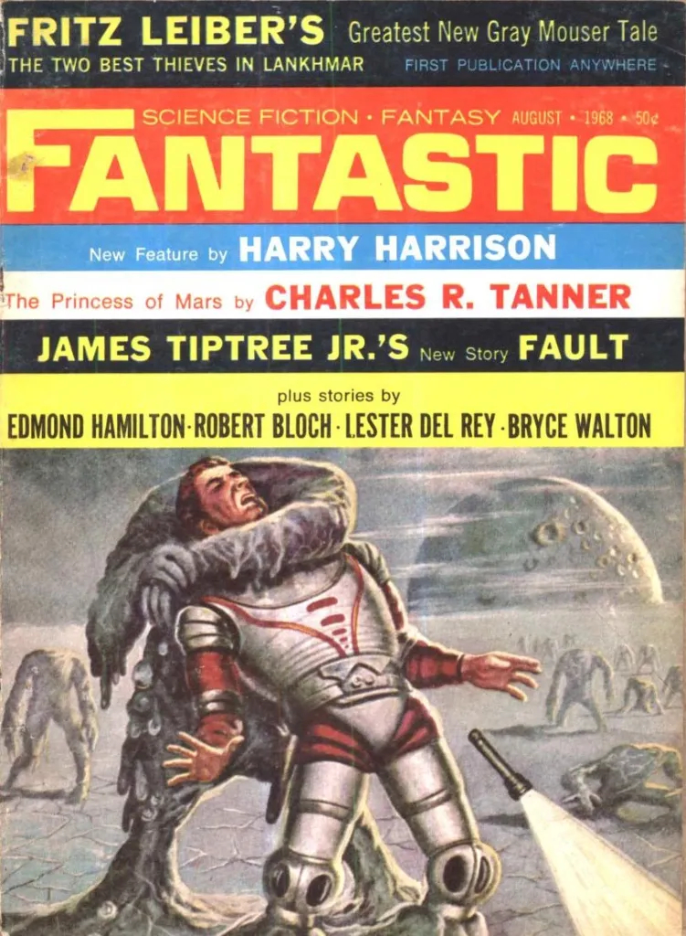 [July 14, 1968] The latest Fantastic has some exciting outings from Leiber and Tiptree...and a bunch of old dross. Par for the course? Maybe you'll find something in these hoary tales to excite you: galacticjourney.org/july-14-1968-l…