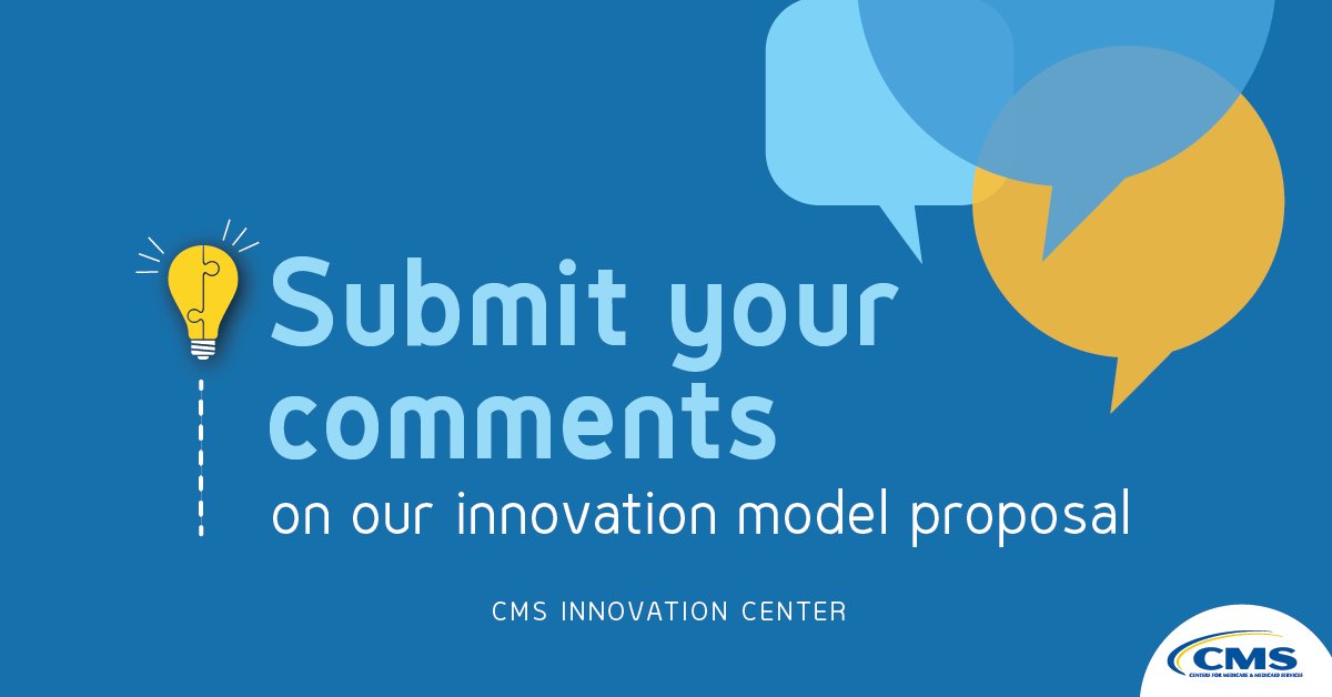 CMSinnovates's tweet photo. We’re looking for your input on the next new episode-based payment model. This model will aim to improve care transitions for patients &amp; increase specialist engagement in #valuebasedcare. Check out &amp; respond to the Request for Information: https://t.co/ndkG3V67Ty https://t.co/iVEeIOEoLj