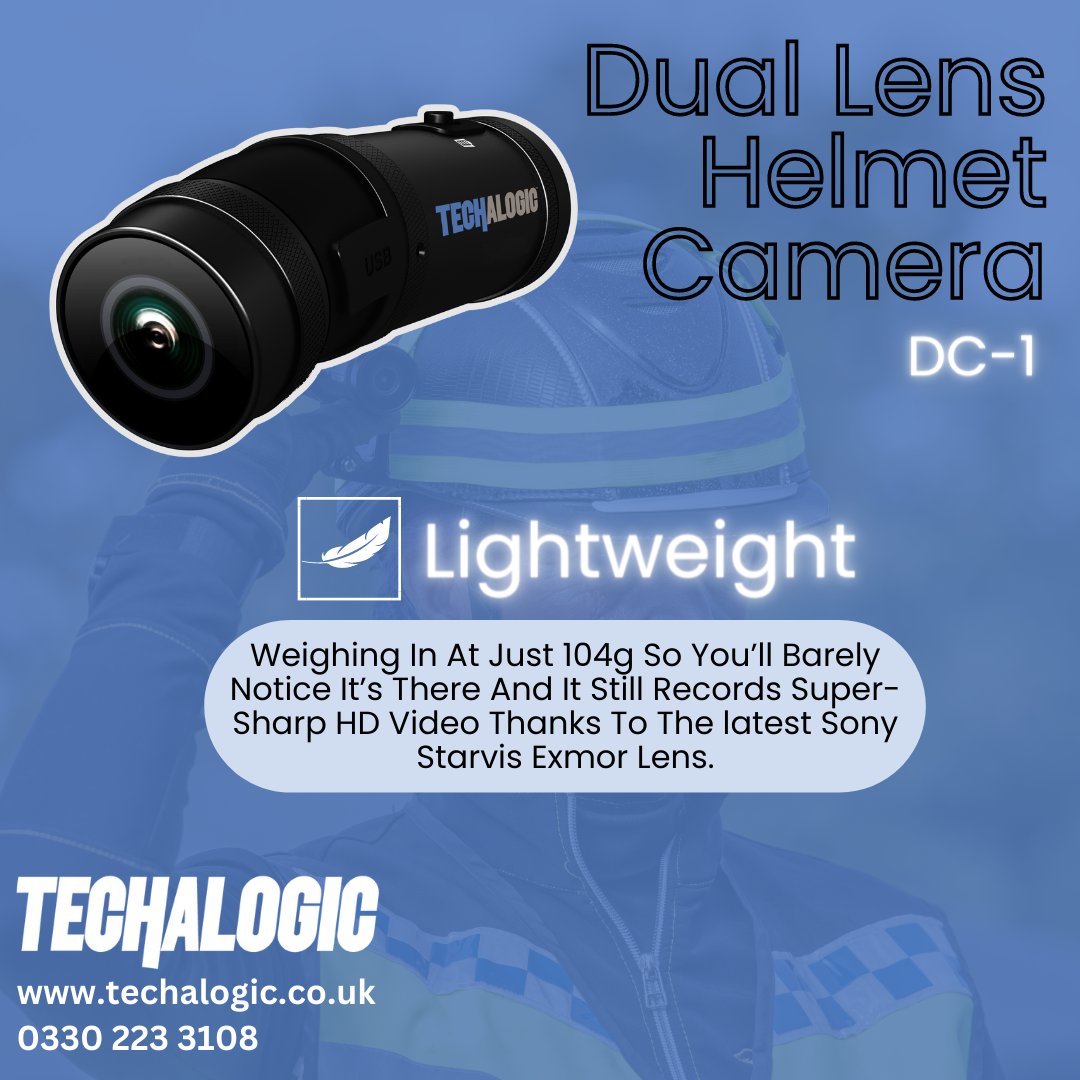 Techalogic's tweet image. 🌟 Looking for a lightweight dual lens helmet camera?⚡️ Check out the amazing Techalogic DC-1! Weighing just 104g,

 techalogic.co.uk/product/dc-1-d…+

 #techalogic #helmetcam #helmetcamera #footage #roadsafety #passwideandslow #cyclist #cycling #equestrian